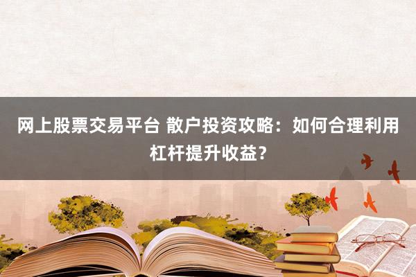 网上股票交易平台 散户投资攻略：如何合理利用杠杆提升收益？