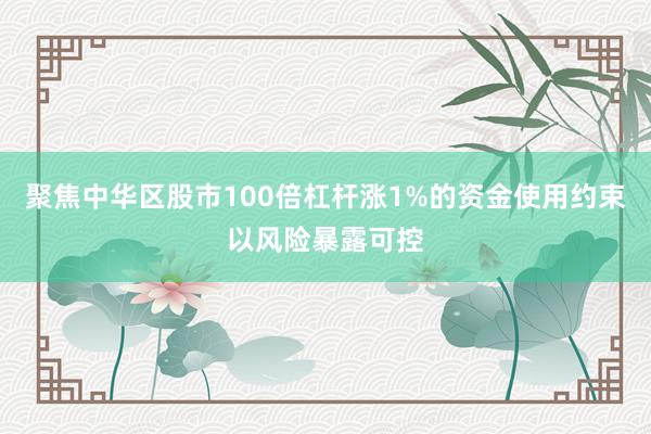 聚焦中华区股市100倍杠杆涨1%的资金使用约束以风险暴露可控